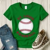 Classic St. Louis Missouri Baseball Fan Women's T-Shirt thumb 3