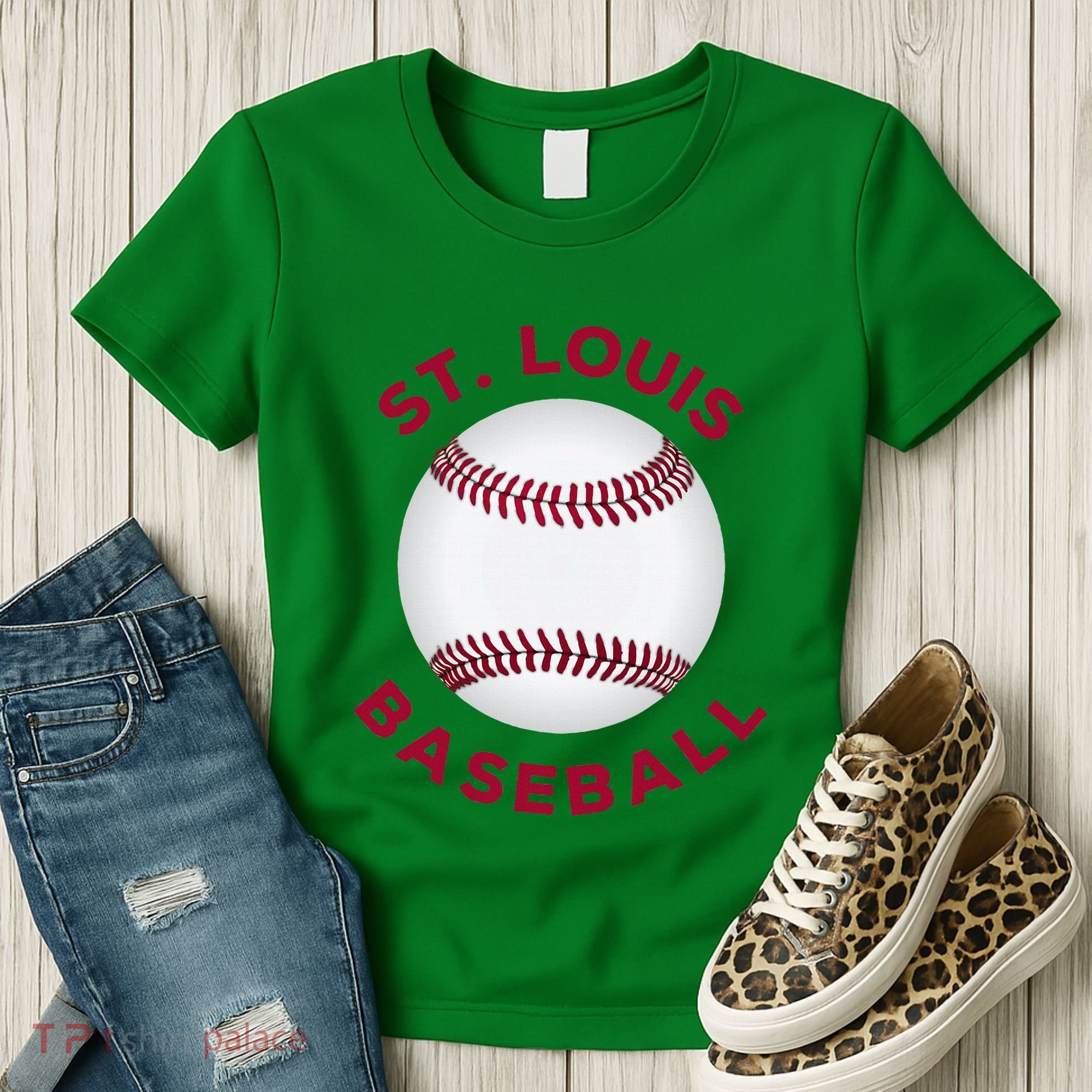 Classic St. Louis Missouri Baseball Fan Women's T-Shirt