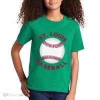 Classic St. Louis Missouri Baseball Fan Kids T-Shirt thumb 2