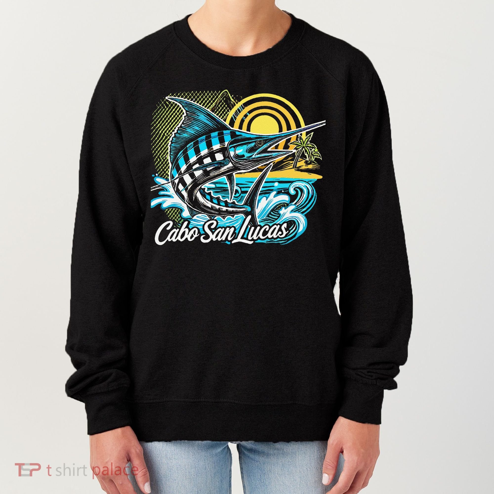 Cabo San Lucas Los Cabos Baja California Sur Marlin Tourist Women's Sweatshirt