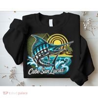 Cabo San Lucas Los Cabos Baja California Sur Marlin Tourist Sweatshirt thumb 2
