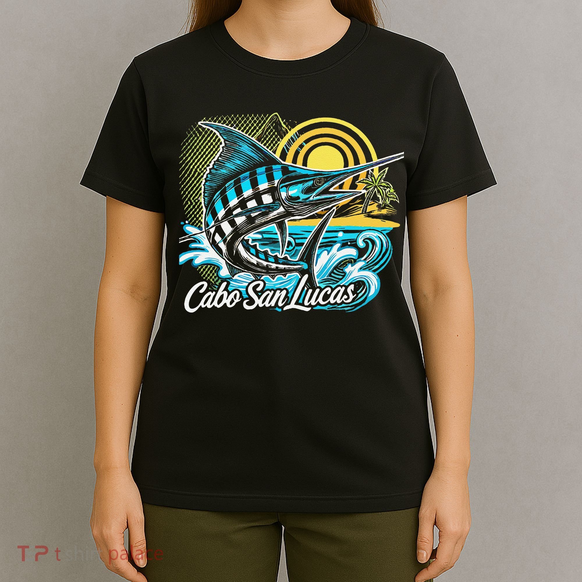 Cabo San Lucas Los Cabos Baja California Sur Marlin Tourist T-Shirt