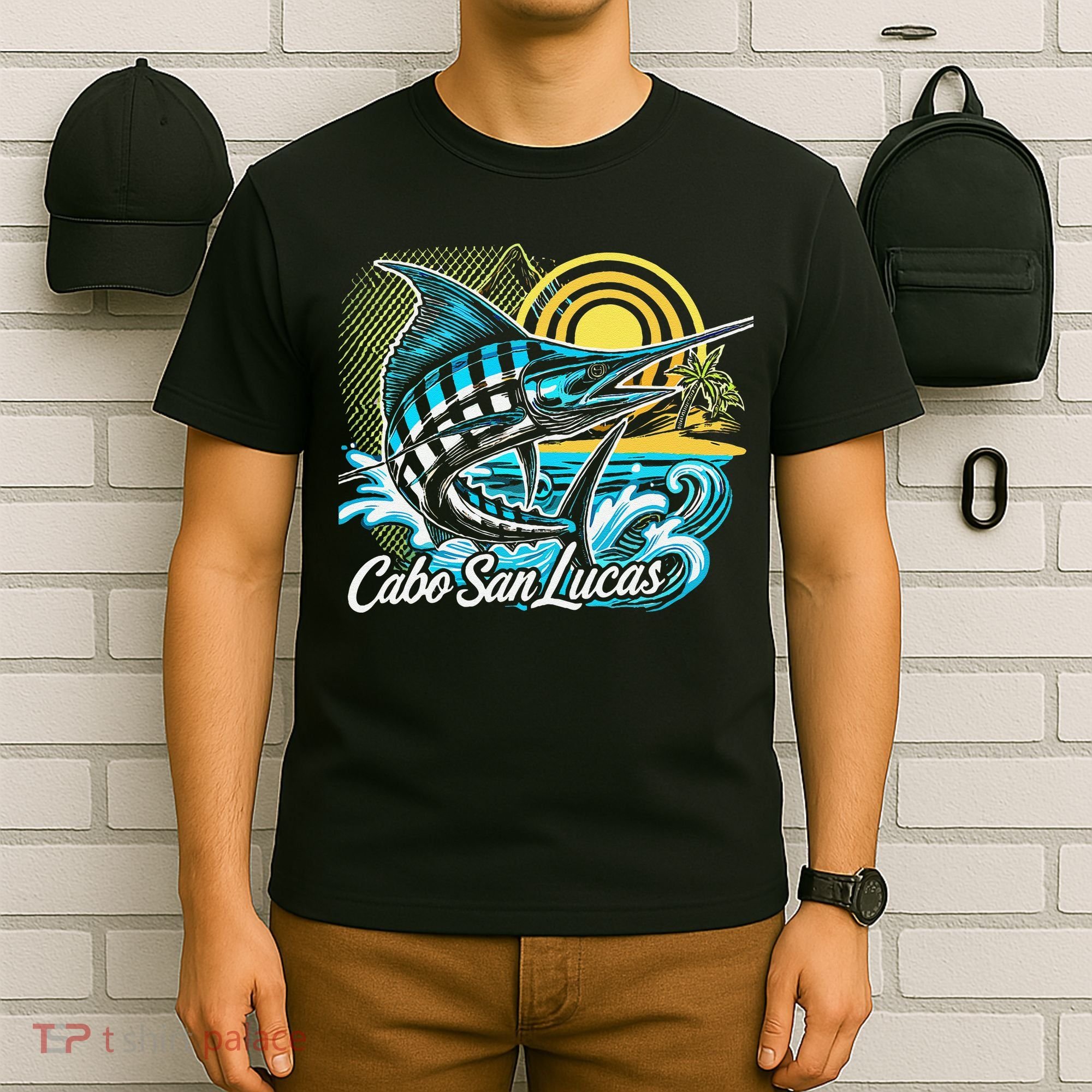 Cabo San Lucas Los Cabos Baja California Sur Marlin Tourist T-Shirt