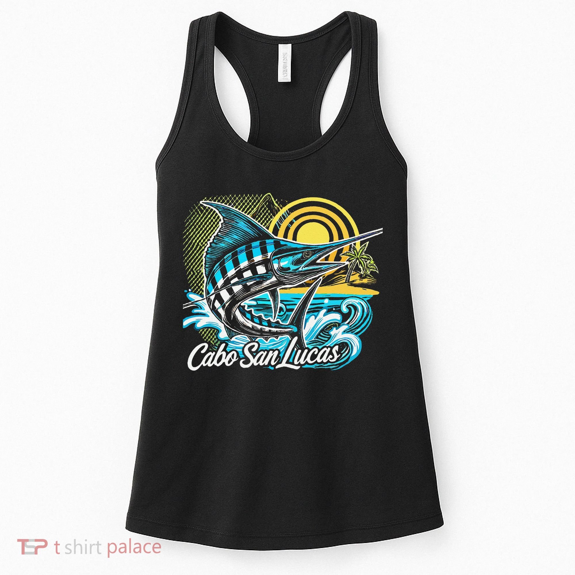 Cabo San Lucas Los Cabos Baja California Sur Marlin Tourist Women's Tank Top