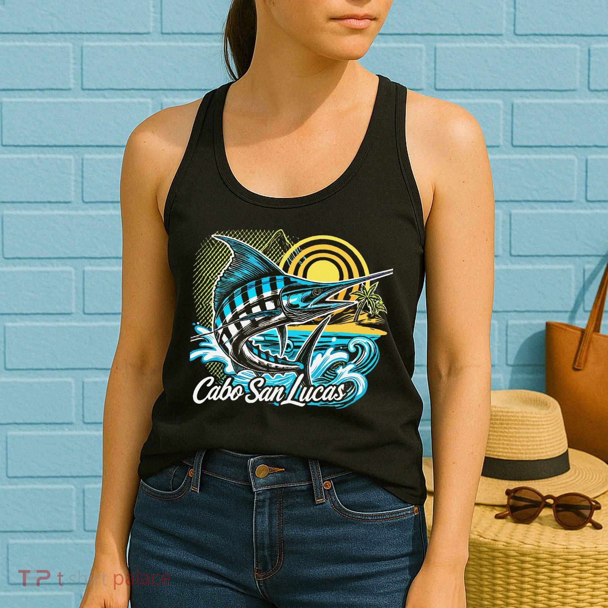 Cabo San Lucas Los Cabos Baja California Sur Marlin Tourist Women's Tank Top