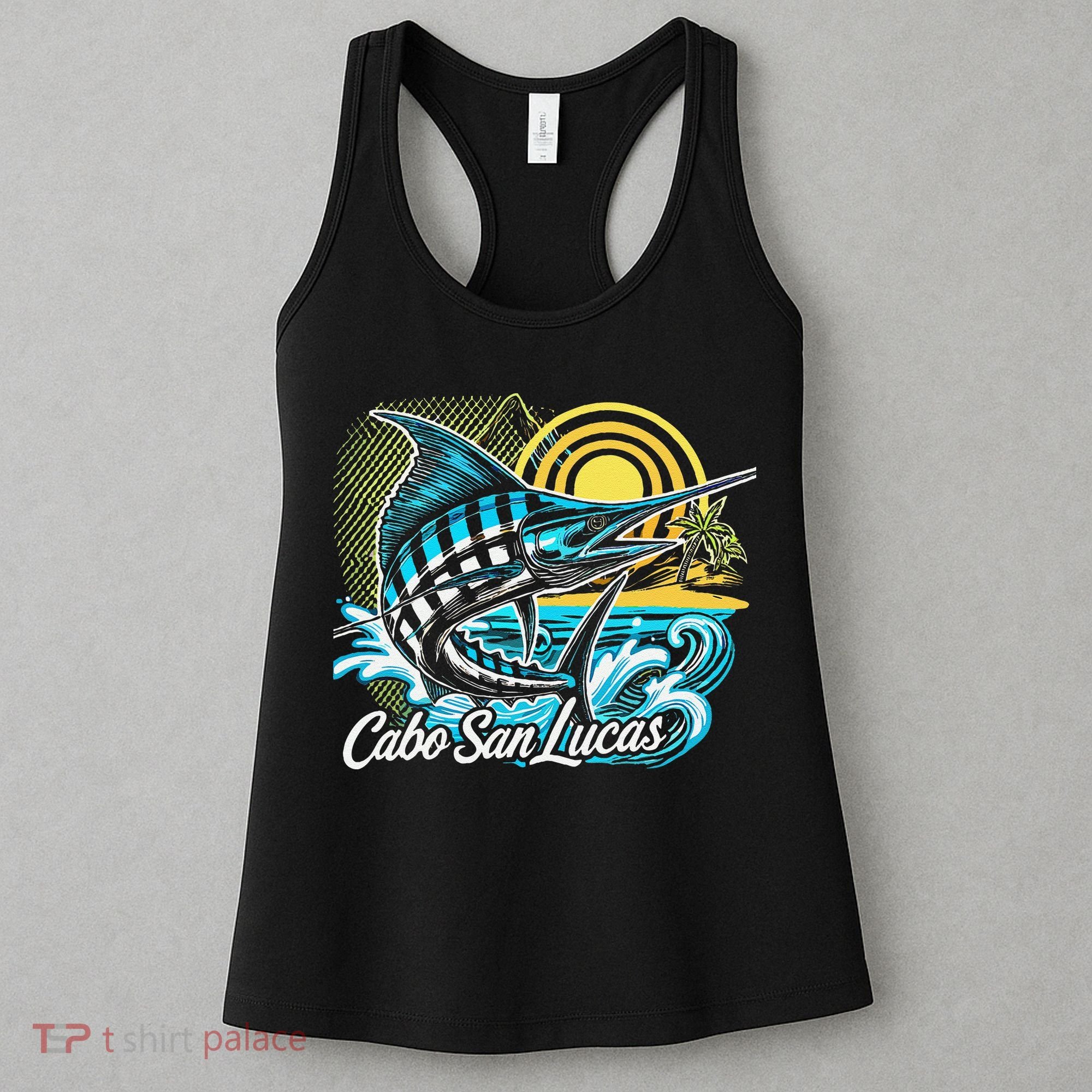 Cabo San Lucas Los Cabos Baja California Sur Marlin Tourist Women's Tank Top