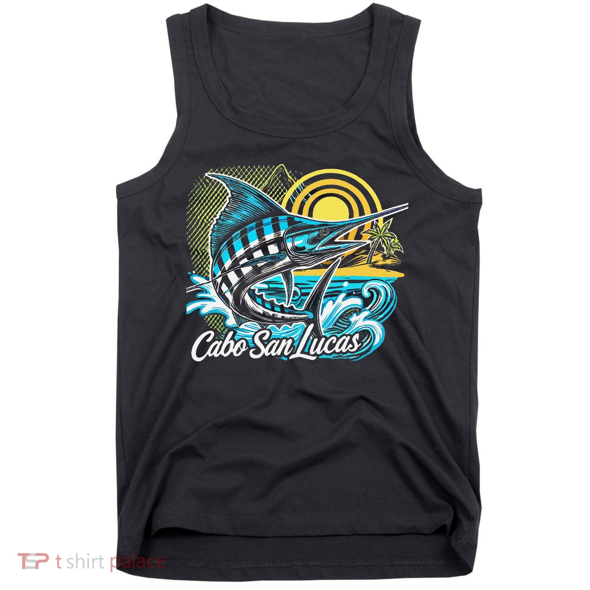 Cabo San Lucas Los Cabos Baja California Sur Marlin Tourist Tank Top