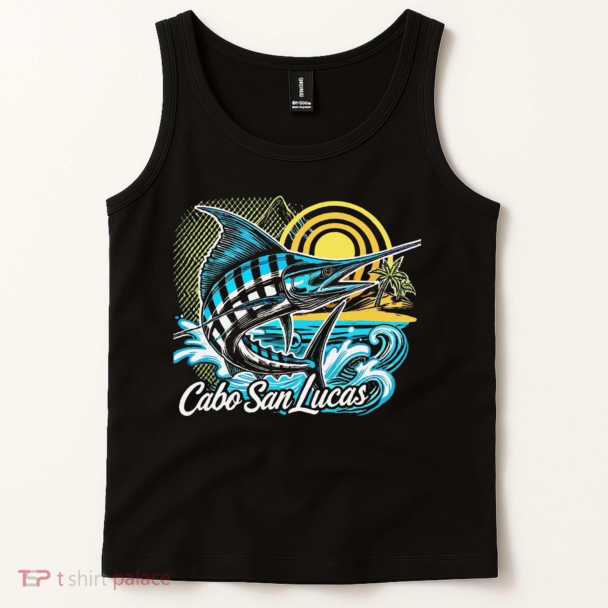 Cabo San Lucas Los Cabos Baja California Sur Marlin Tourist Tank Top
