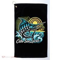 Cabo San Lucas Los Cabos Baja California Sur Marlin Tourist Golf Towel thumb 0