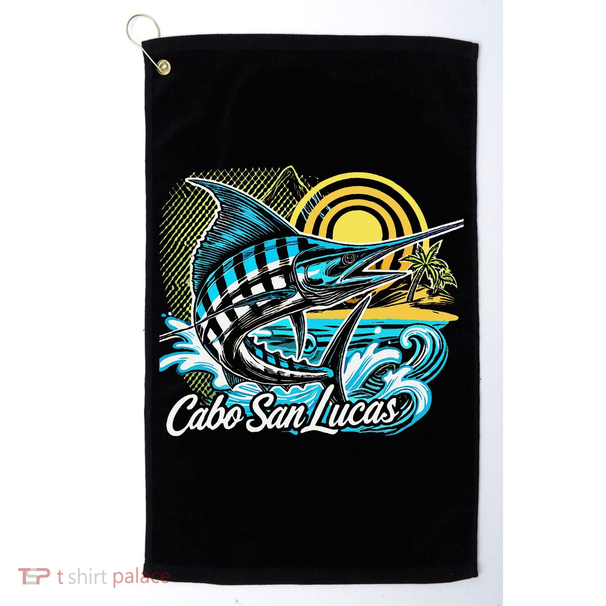 Cabo San Lucas Los Cabos Baja California Sur Marlin Tourist Golf Towel