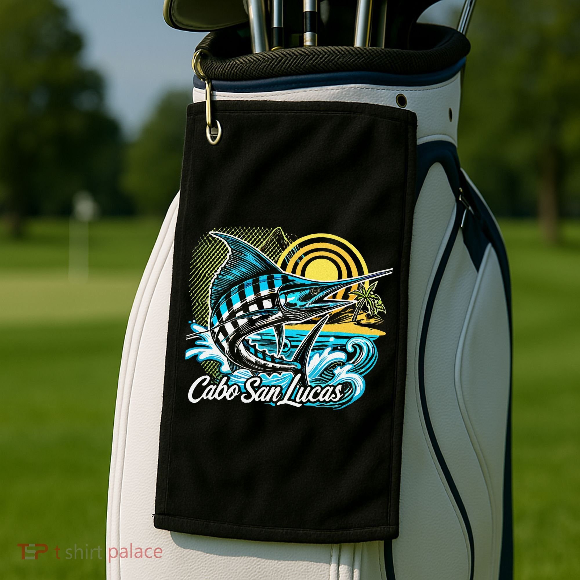 Cabo San Lucas Los Cabos Baja California Sur Marlin Tourist Golf Towel