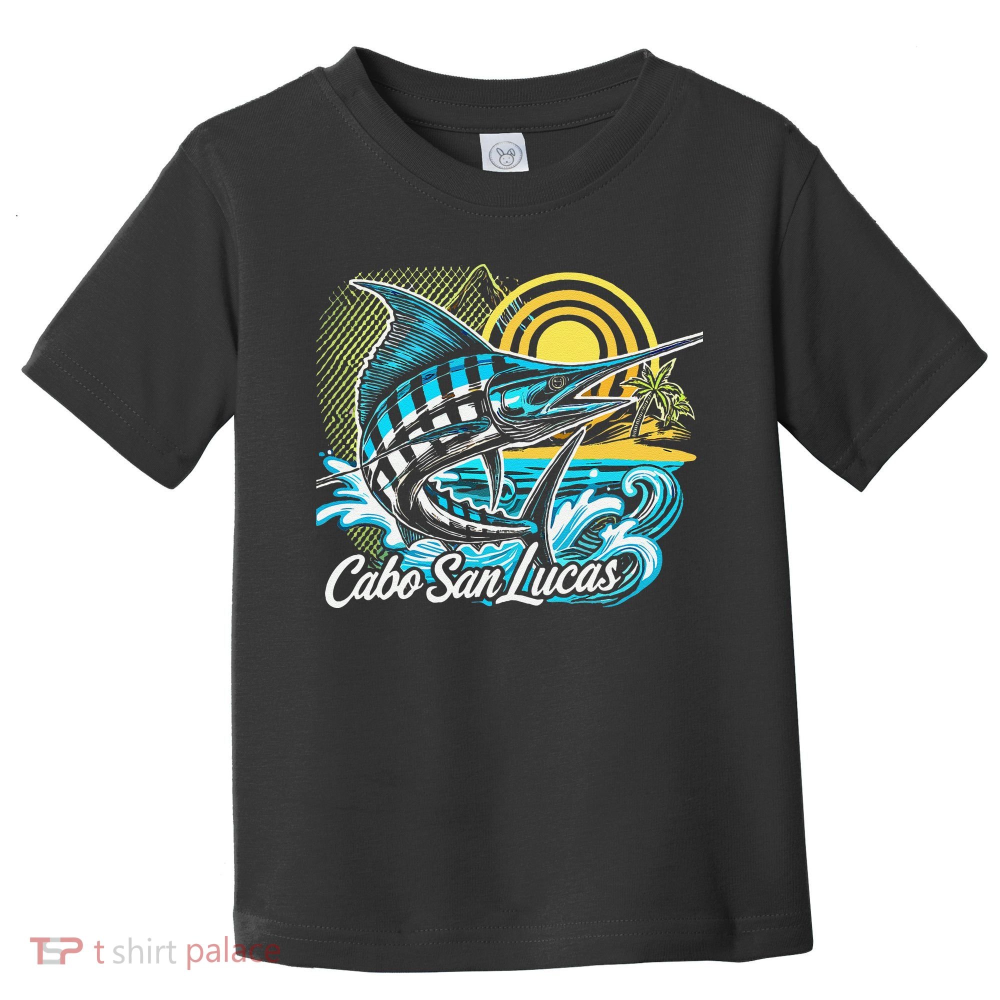 Cabo San Lucas Los Cabos Baja California Sur Marlin Tourist Toddler T-Shirt