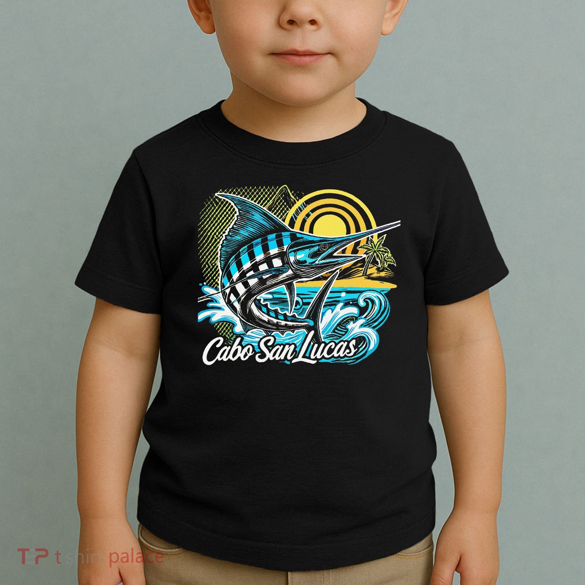 Cabo San Lucas Los Cabos Baja California Sur Marlin Tourist Toddler T-Shirt