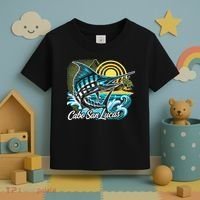 Cabo San Lucas Los Cabos Baja California Sur Marlin Tourist Toddler T-Shirt thumb 3