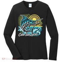 Cabo San Lucas Los Cabos Baja California Sur Marlin Tourist Women's Long Sleeve Shirt thumb 0