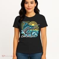 Cabo San Lucas Los Cabos Baja California Sur Marlin Tourist Women's T-Shirt thumb 4