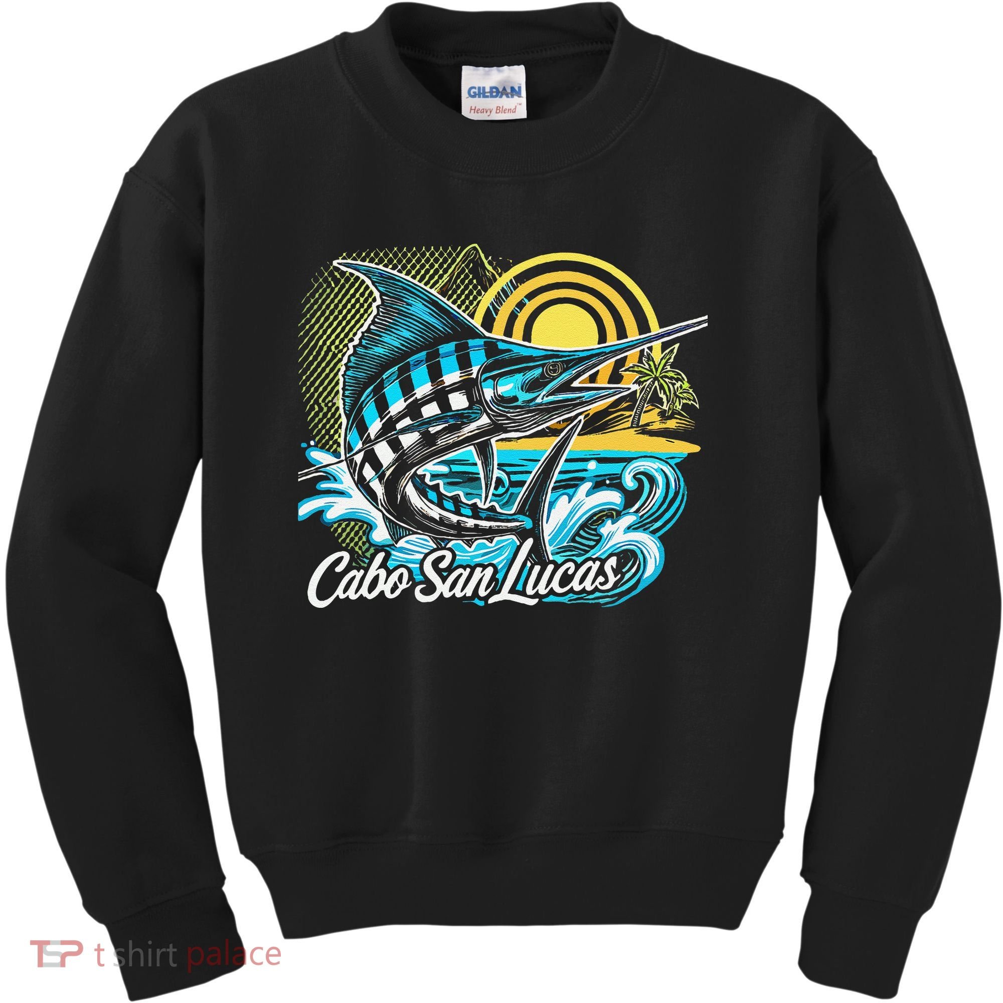 Cabo San Lucas Los Cabos Baja California Sur Marlin Tourist Kids Sweatshirt