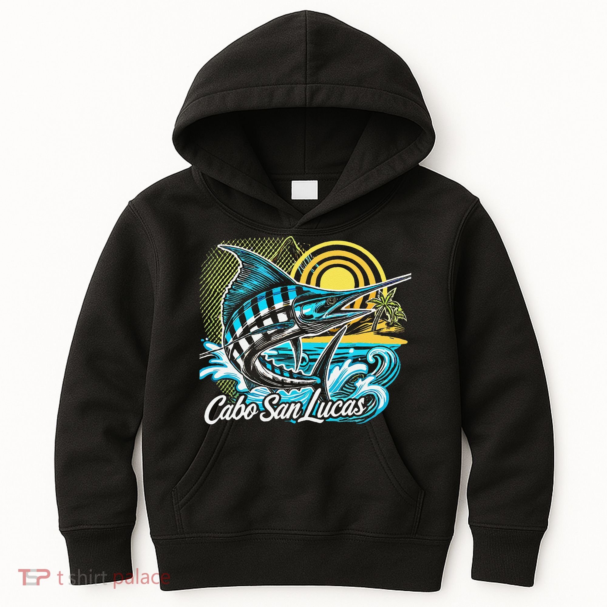 Cabo San Lucas Los Cabos Baja California Sur Marlin Tourist Kids Hoodie