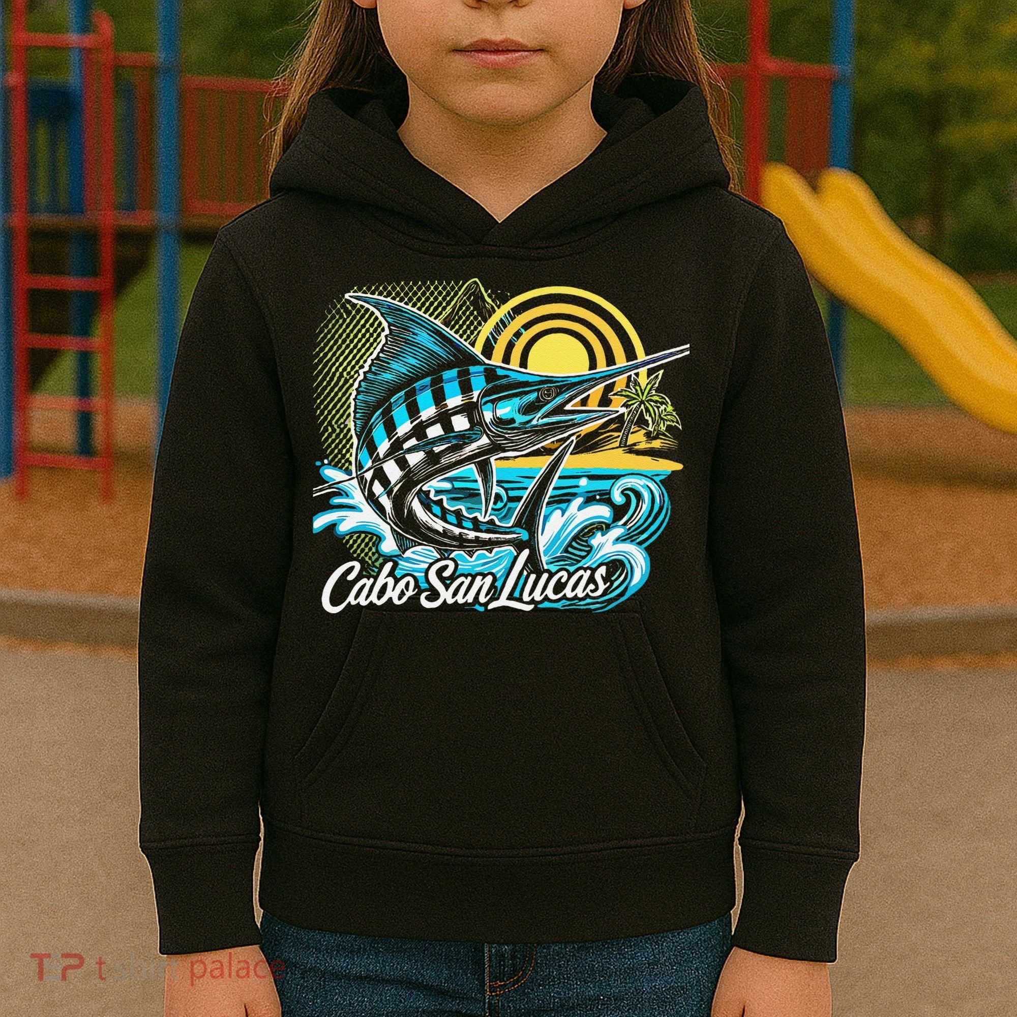 Cabo San Lucas Los Cabos Baja California Sur Marlin Tourist Kids Hoodie