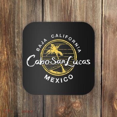 Cabo San Lucas Retro Vintage Coaster