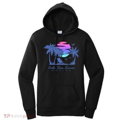 Cabo San Lucas Mexico Beach Vacation Retro Vintage Sunset Gift Women's Hoodie