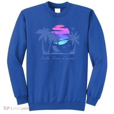 Cabo San Lucas Mexico Beach Vacation Retro Vintage Sunset Gift Sweatshirt