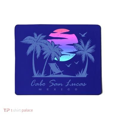 Cabo San Lucas Mexico Beach Vacation Retro Vintage Sunset Gift Mousepad
