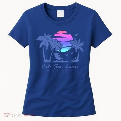 Cabo San Lucas Mexico Beach Vacation Retro Vintage Sunset Gift Women's T-Shirt