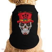 Cabo San Lucas Sugar Skull & Hat Souvenir Doggie Tank thumb 0