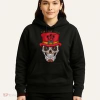 Cabo San Lucas Sugar Skull & Hat Souvenir Hoodie thumb 5