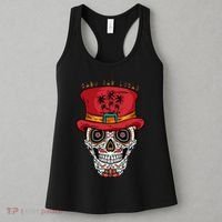 Cabo San Lucas Sugar Skull & Hat Souvenir Women's Tank Top thumb 3