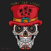 Cabo San Lucas Sugar Skull & Hat Souvenir Hat thumb 2