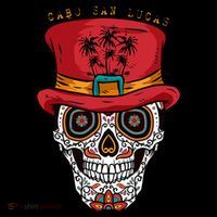 Cabo San Lucas Sugar Skull & Hat Souvenir Toddler Hoodie thumb 2