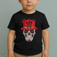 Cabo San Lucas Sugar Skull & Hat Souvenir Toddler T-Shirt thumb 2