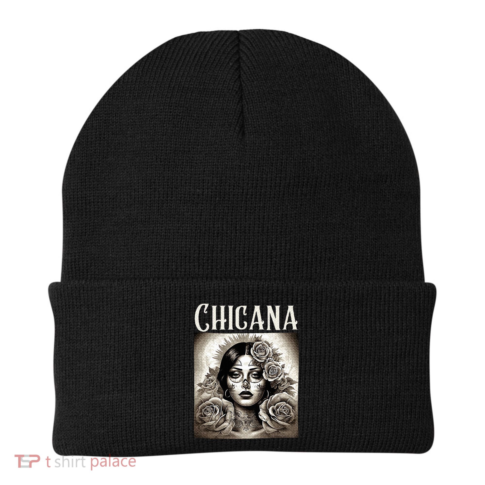 Chicana Style Lowrider Clothes Women Mexican American Latina Beanie