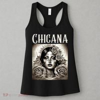 Chicana Style Lowrider Clothes Women Mexican American Latina Women's Tank Top thumb 3