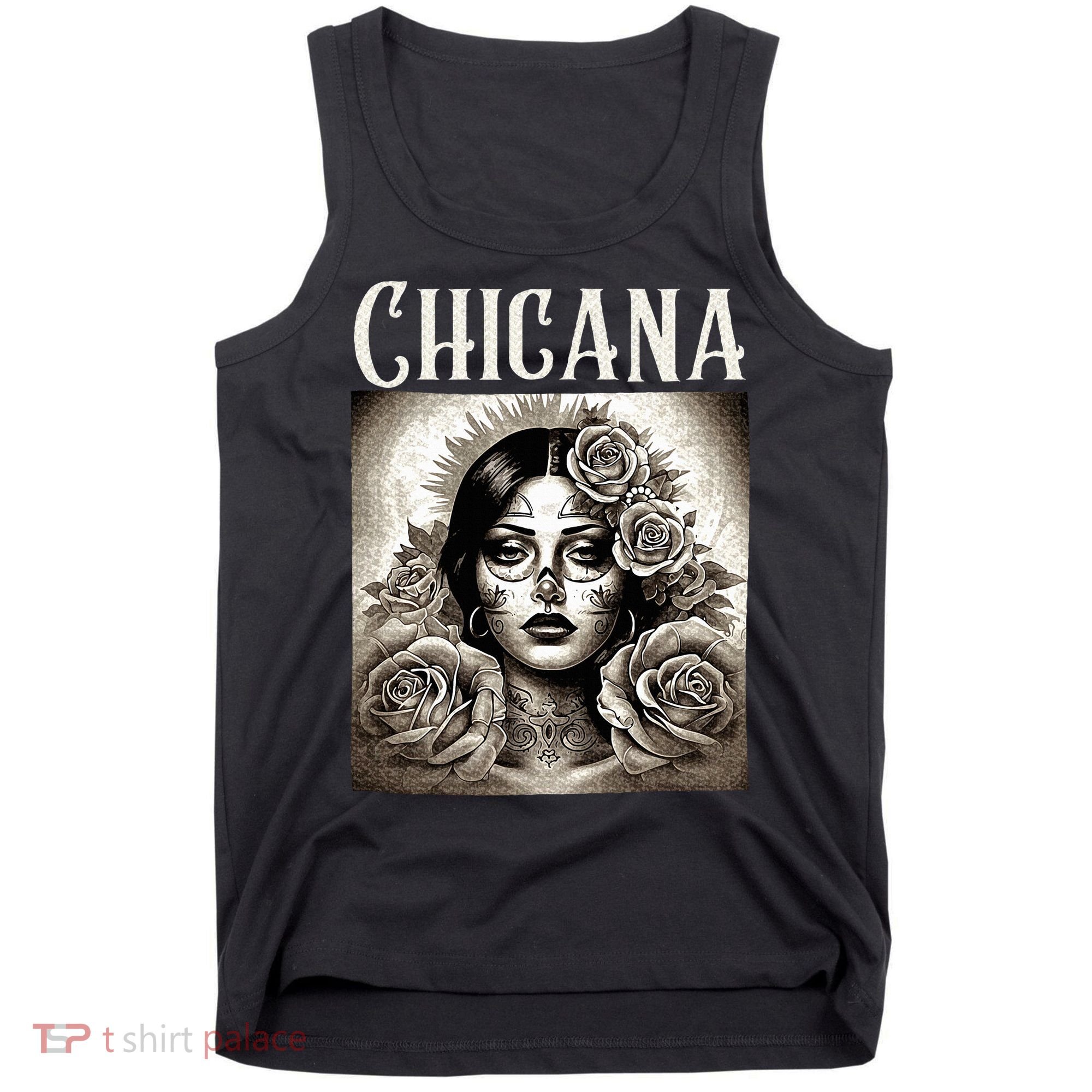 Chicana Style Lowrider Clothes Women Mexican American Latina Tank Top