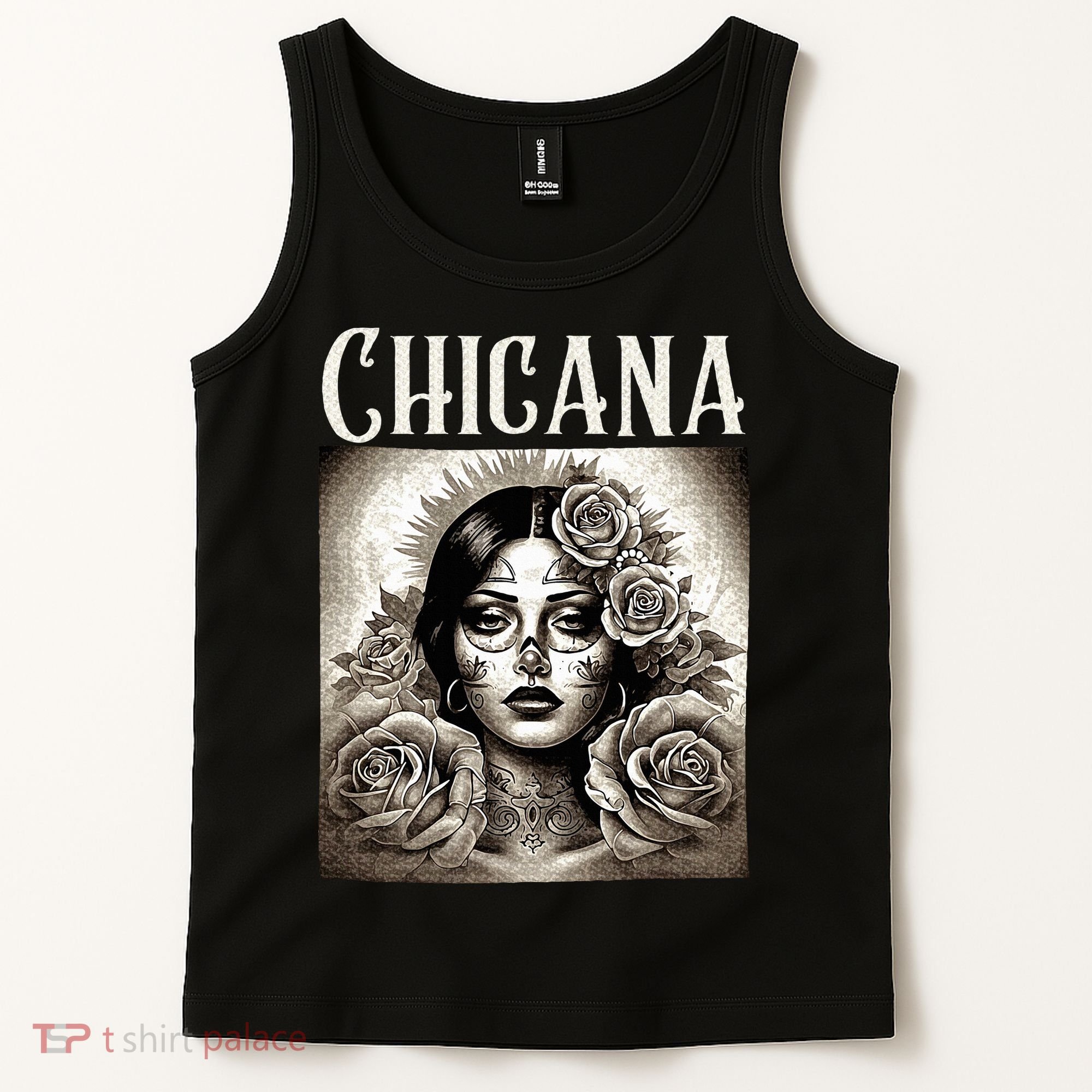 Chicana Style Lowrider Clothes Women Mexican American Latina Tank Top