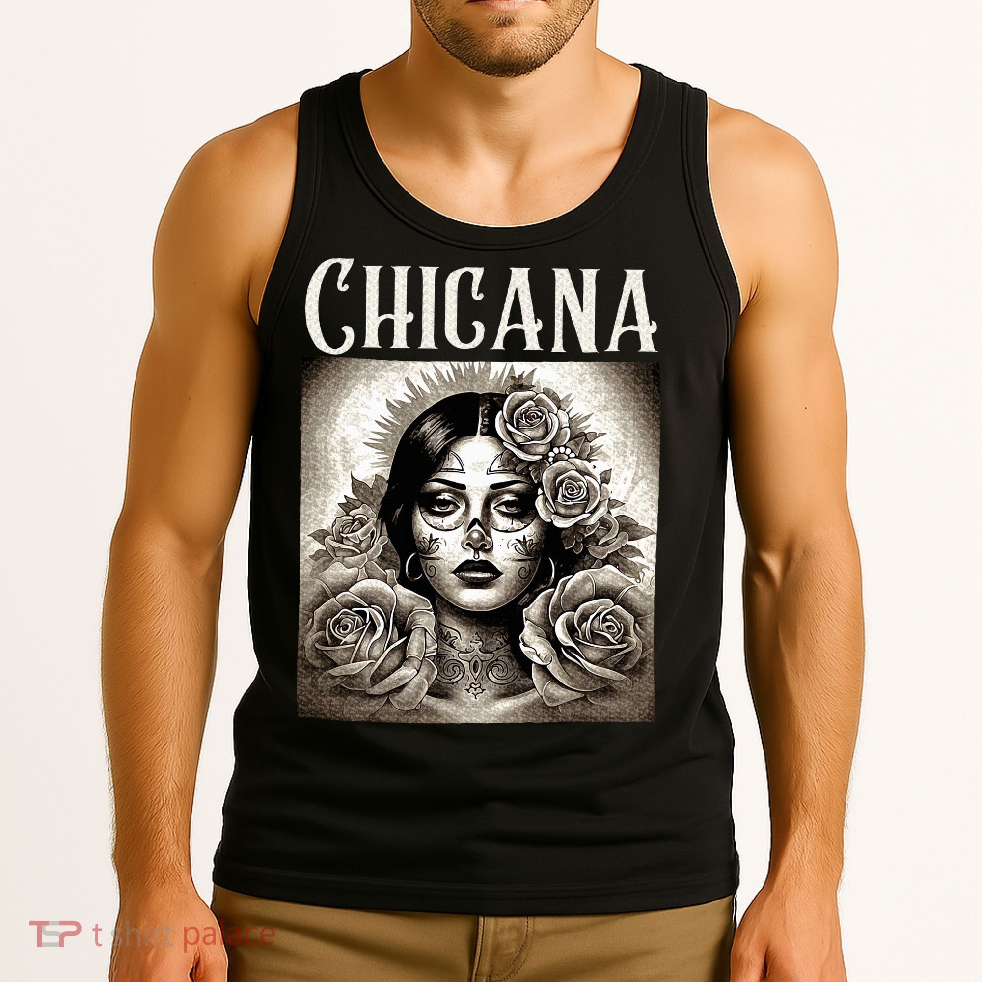 Chicana Style Lowrider Clothes Women Mexican American Latina Tank Top