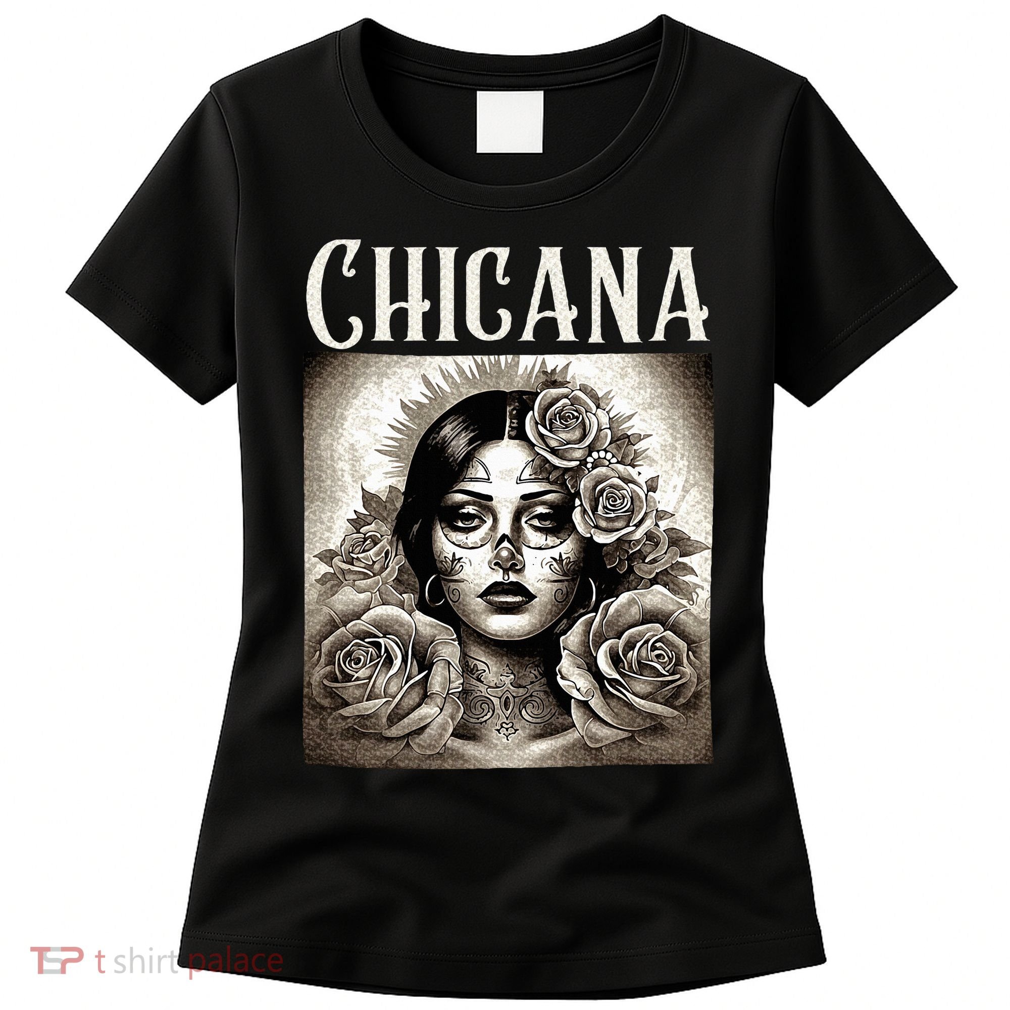 Chicana Style Lowrider Clothes Women Mexican American Latina Women's T-Shirt