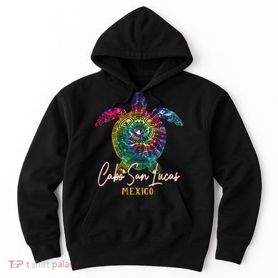 Cabo San Lucas Tie Dye Sea Turtle Vacation Hoodie