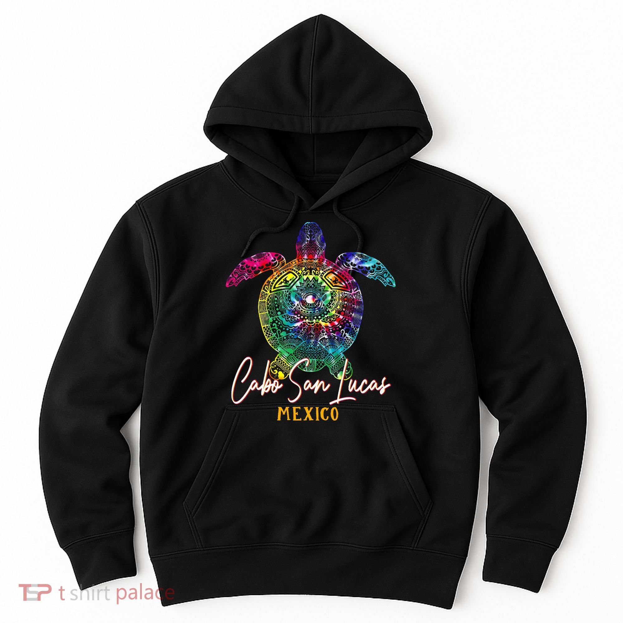 Cabo San Lucas Tie Dye Sea Turtle Vacation Hoodie
