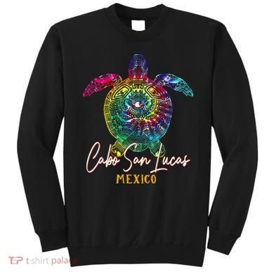 Cabo San Lucas Tie Dye Sea Turtle Vacation Sweatshirt