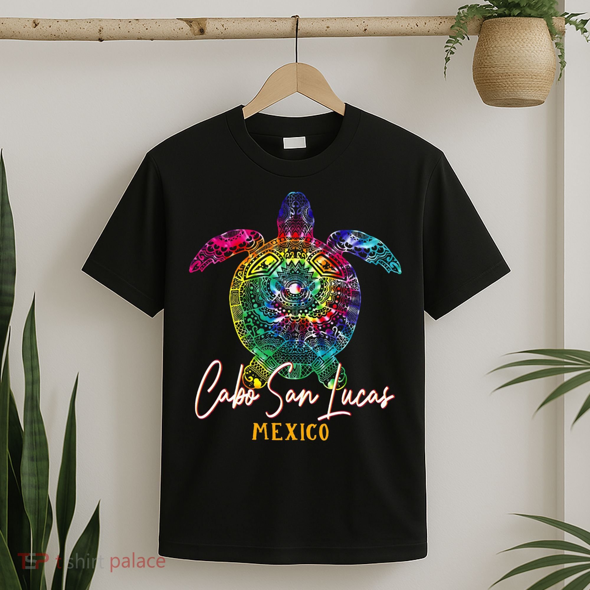 Cabo San Lucas Tie Dye Sea Turtle Vacation T-Shirt