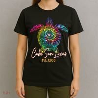 Cabo San Lucas Tie Dye Sea Turtle Vacation T-Shirt thumb 4
