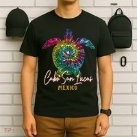 Cabo San Lucas Tie Dye Sea Turtle Vacation T-Shirt thumb 6