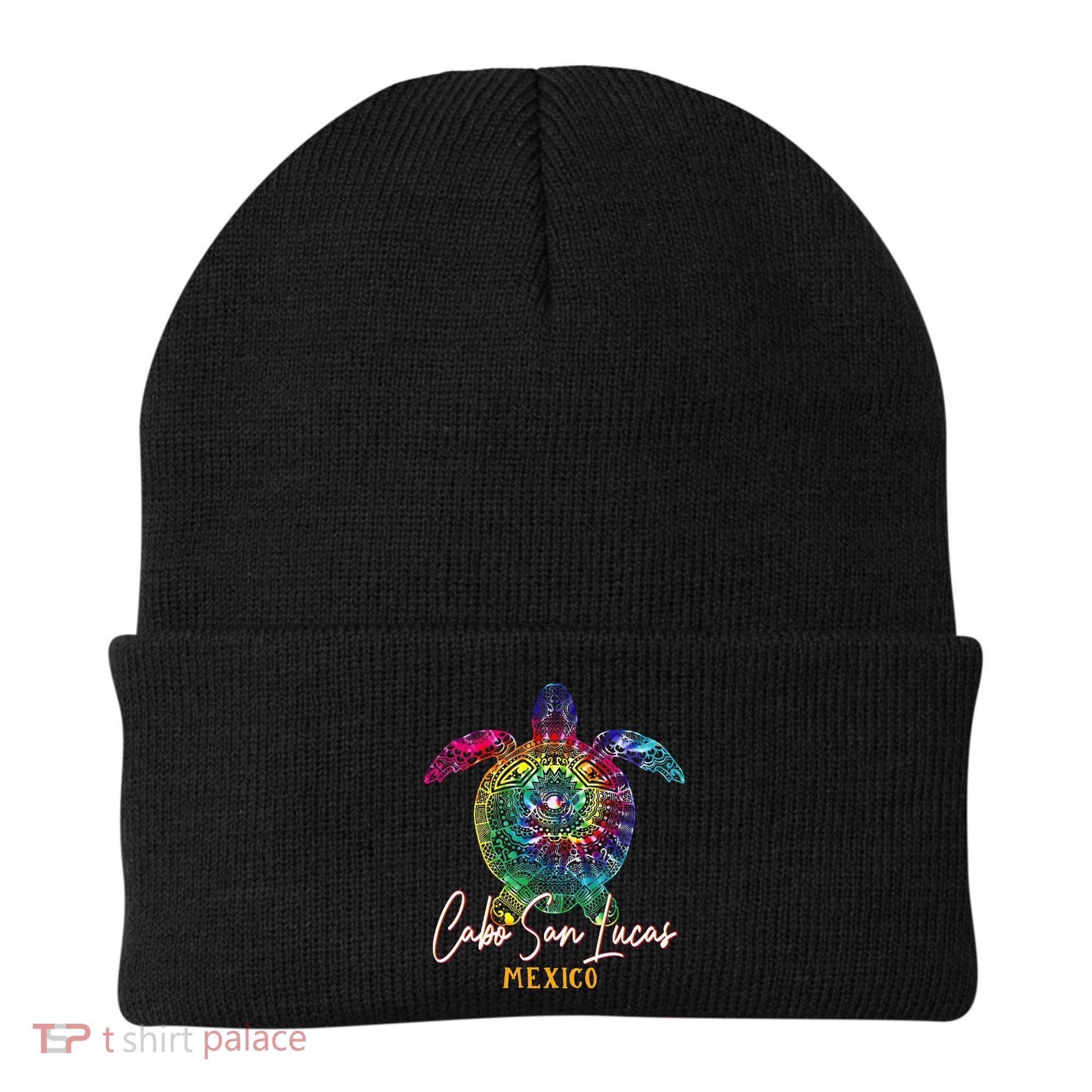 Cabo San Lucas Tie Dye Sea Turtle Vacation Beanie