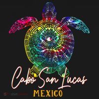 Cabo San Lucas Tie Dye Sea Turtle Vacation Polo thumb 3