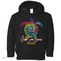 Cabo San Lucas Tie Dye Sea Turtle Vacation Toddler Hoodie thumb 0