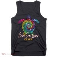 Cabo San Lucas Tie Dye Sea Turtle Vacation Tank Top thumb 0
